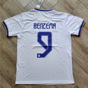 Real Madrid Benzema 9 Champions League Final 2022 Replica Jersey